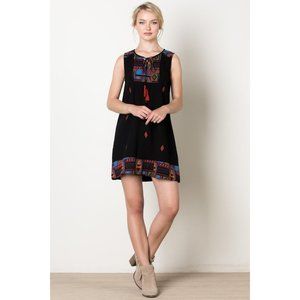 THML Sleeveless Dress, Black